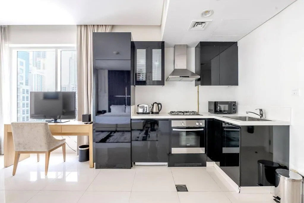 Apartment Studio Canal View With Partial Burj Khalifa View 5Min To Dubai Mall United Arab Emirates